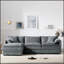Luxueux canapé modulaire en chenille avec plusieurs conforts pour le salon, parfait pour la détente et l'élégance-870904301