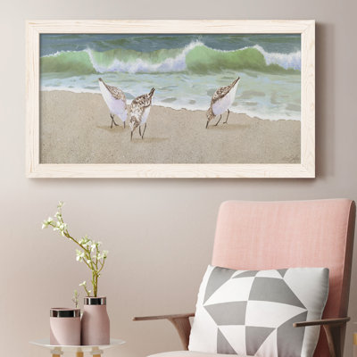 Beach Buddies - Peinture sur toile encadrée