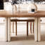 Table ovale en chêne crème French French-2085466744