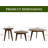 Solid Oak Coffee Nesting Table-1537208917