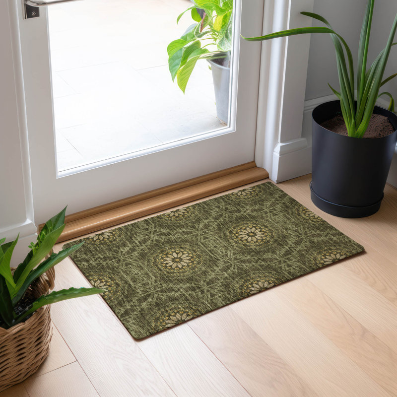 Tapis intérieur / extérieur Kaycey, Rectangle 1 pi 8 po x 2 pi 6 po