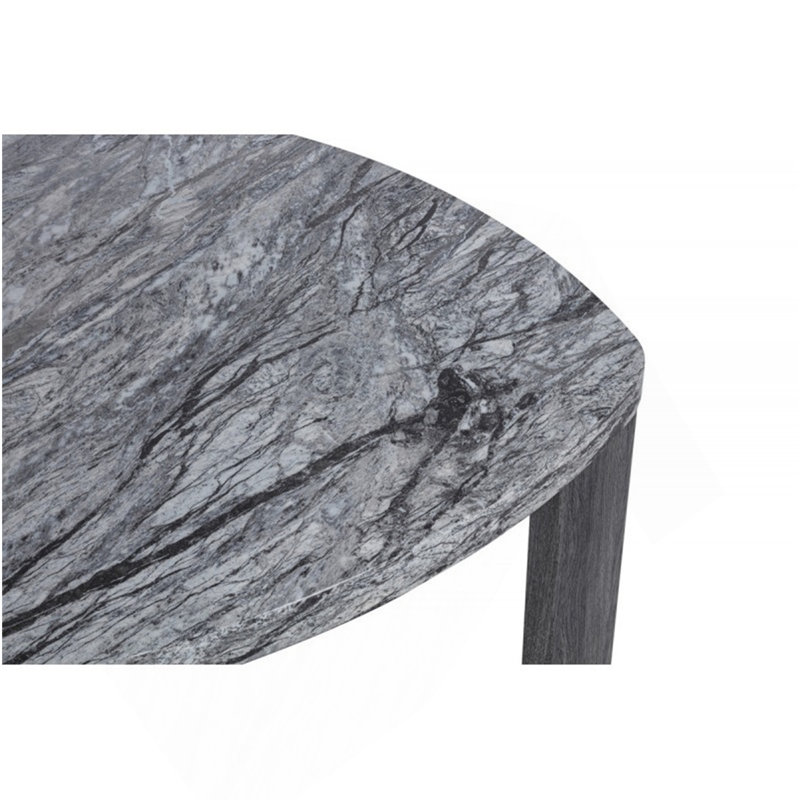 Ensemble de 2 tables basses gigognes Granite Grey