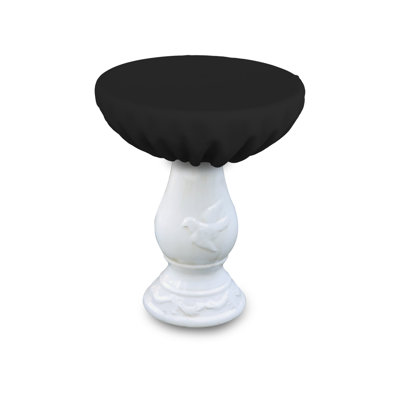 High Density Outdoor Waterproof Bird Bath Cover, Protective Garden Bird Bath Cover with Drawstring by Arlmont & Co.