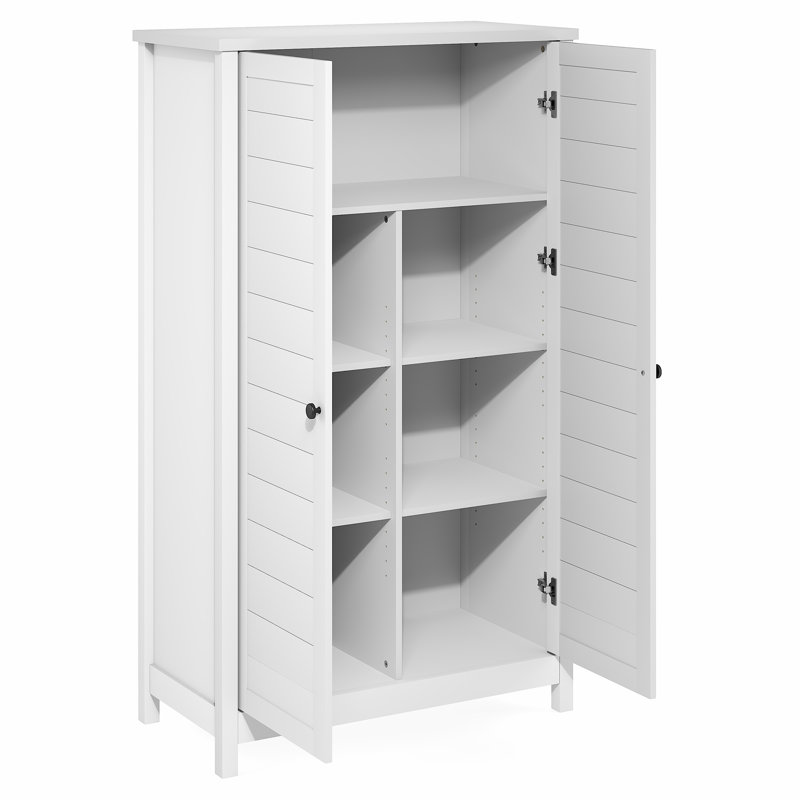 Armoire de cuisine avec 2 portes Furinno + Robin, armoire de cuisine avec 2 portes, 60 H, blanc