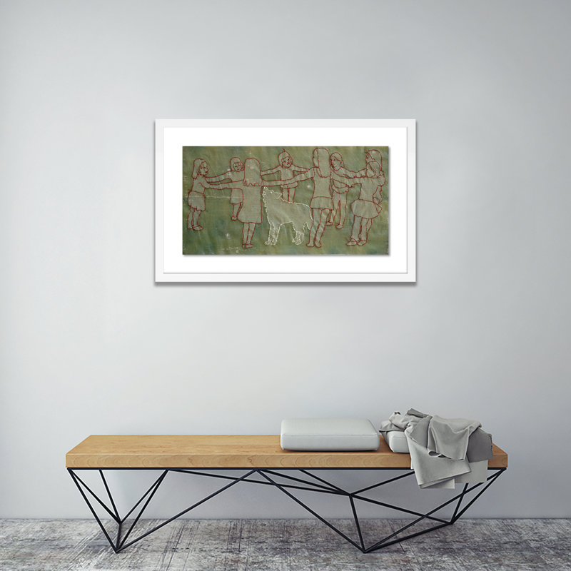 Jericho Print by Karin Bos, 15" H x 24" W x 1.5" D, White