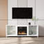 17 Stories Freestanding TV Stand Entertainment Center with 18" Fireplace