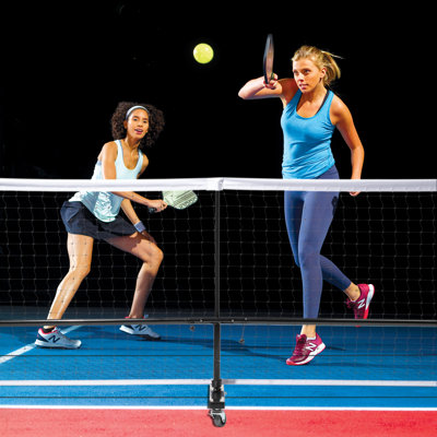 Franklin Sports Official Pickleball Net On Wheels