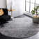 Riebe Abstract Black/Silver Area Rug
