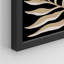«Abstract Modern Black and Beige Botanical» sur papier-98267025-98267024