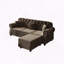 Velours Chesterfield canapé garniture cloutée capitonnée-1217001429