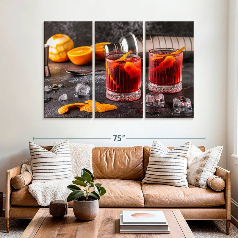 Yarlin Negroni For Two, 24" H x 38" W