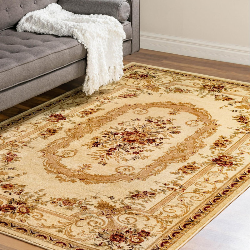 Debora Oriental Area Rug, Rectangle 7'10" x 10', Cream