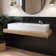47'' Wall Mounted Bathroom Sink Solid Surface Bathroom Vessel Sink with Overflow