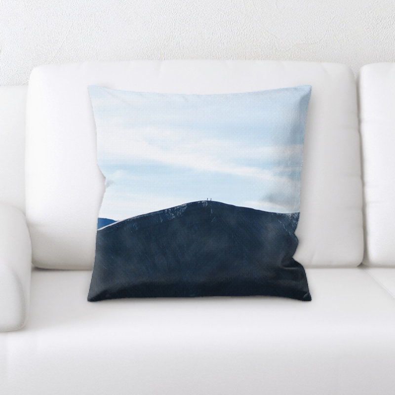 Microsuede Reversible Throw Pillow