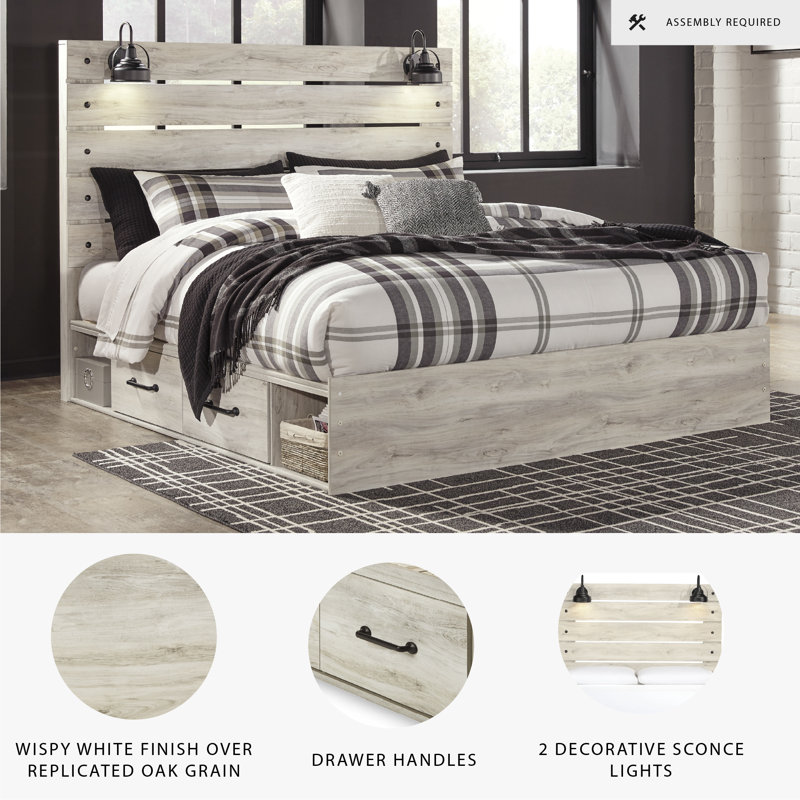 Kalayiah Slat Bed, King