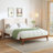 Solid Dry Bamboo Wood Platform Bed Frame with Headboard-364843113-336966902