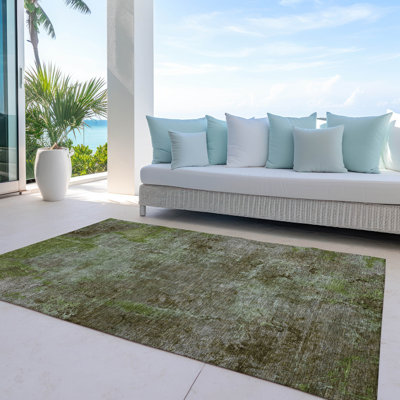 Tapis intérieur / extérieur brun Ashava