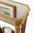 Vintage Mirror Console Table