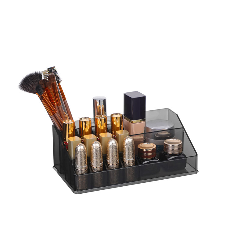 23.8x15.3x29.6cm Plastic Makeup Organiser