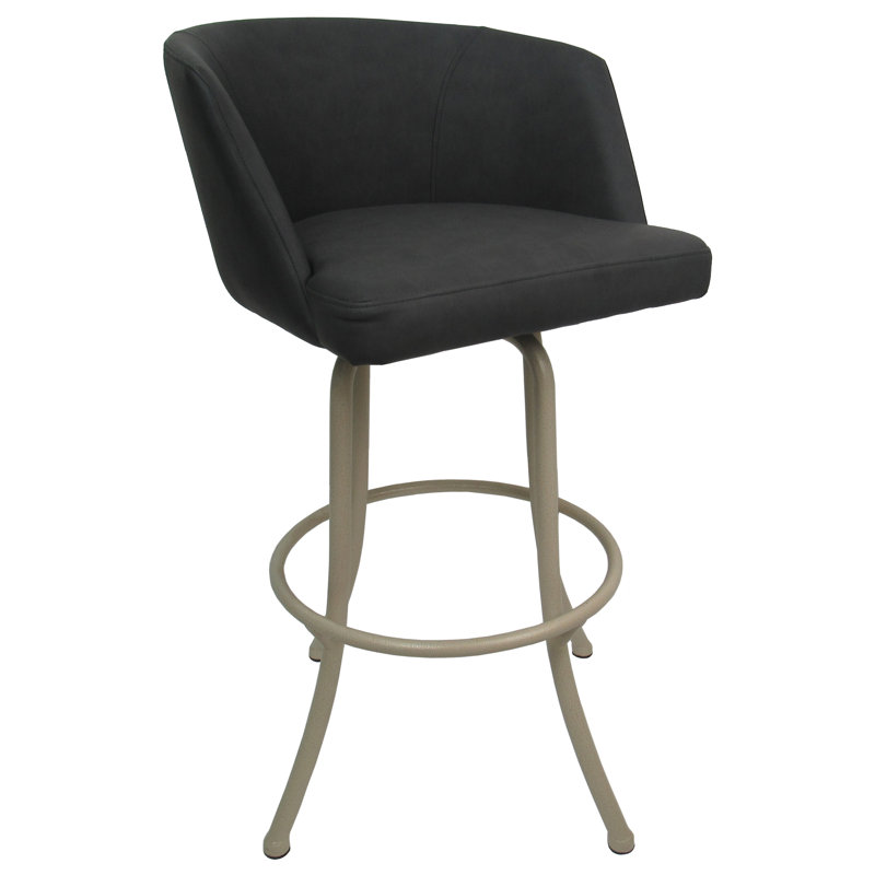 Tabouret de bar rotatif 26 po Deagan, Très grand (siège d'une hauteur de 34 po), Pierre de lune