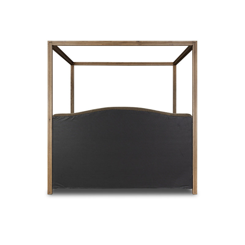 Jodie Canopy Bed-Malmo Olive, Queen