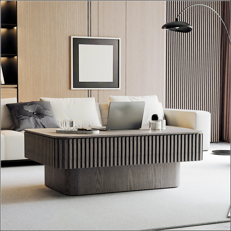 Table basse à plateau relevable 38,6 po