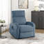 Fauteuil inclinable électrique en velours côtelé 1pc-1427576337