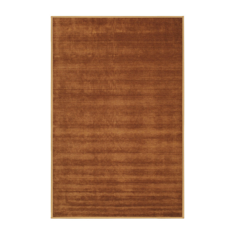 Tapis brun contemporain, Rectangle 8 pi x 10 pi
