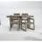 5 - Piece Outdoor Dining In For 4 People, Weather Patio Table With Umbrella Hole And Armrest Chairs, Customizable Spaces 4, Suitable Sunbathing Areas-1218831571