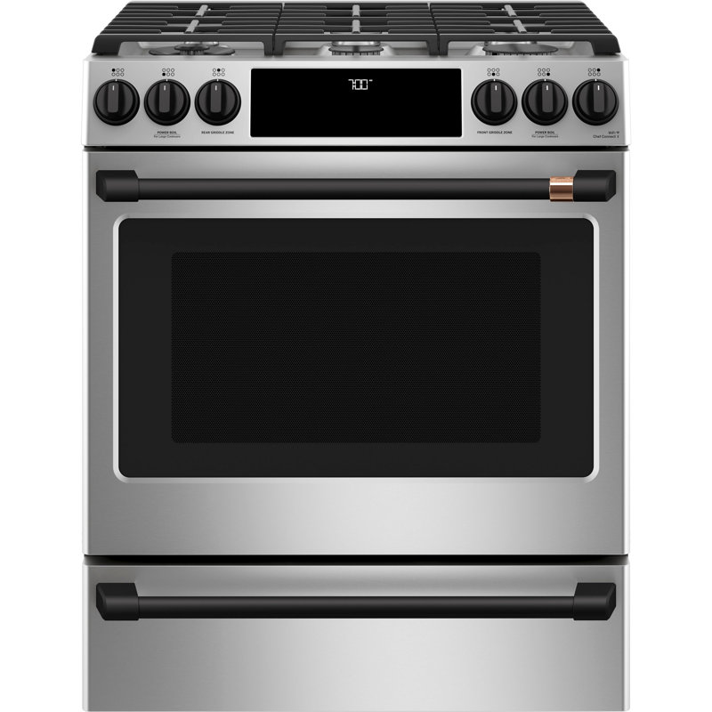 Front Control Gas Range Handle Kit, Flat Black