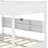 Queen Over Queen Bunk Bed With Cabinets And USB Ports-1796942058