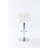 Tufted  Wingback  Modern Adjustable Modern Swivel Height Barstools Counter Stool For Kichen Island  Set Of 2 ,White