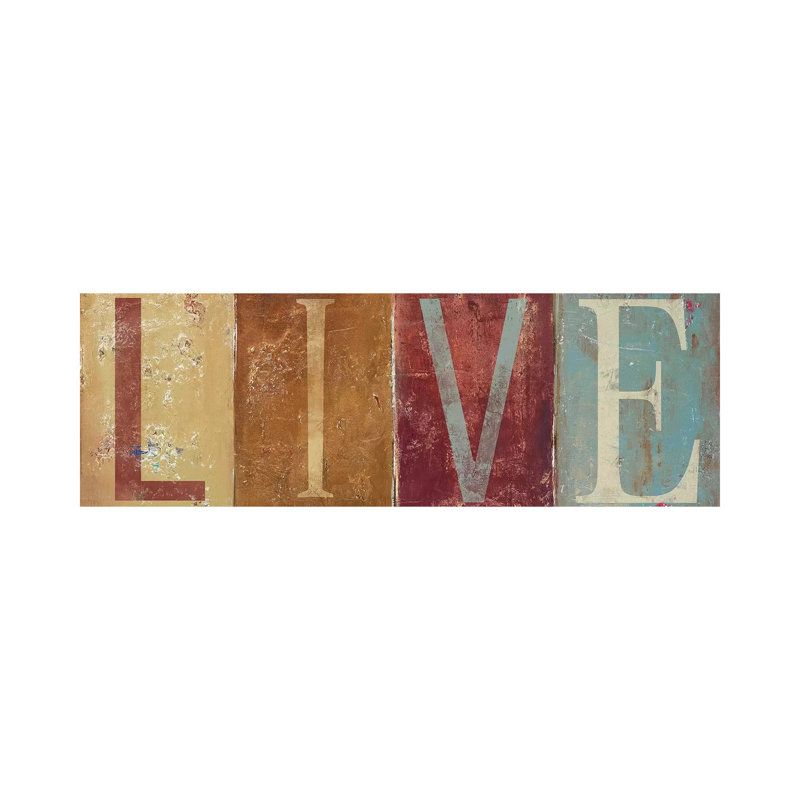 Live by Patricia Pinto - Panoramic Print on Canvas, Wrapped Canvas, 152.4 cm H x 50.8 cm W x 1.91 cm D
