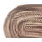 Emerson Abstract Braided Cotton Brown/Beige Area Rug-1541730543