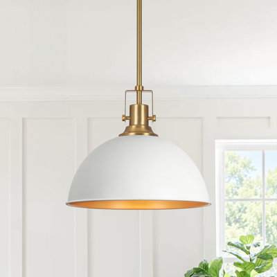 Luminaire suspendu pour îlot de cuisine à 1 dôme à 1 lumière Lysander