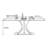 Simple black rock slab rectangular dining table-168623140