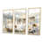 Toile naturelle avec cadre flottant