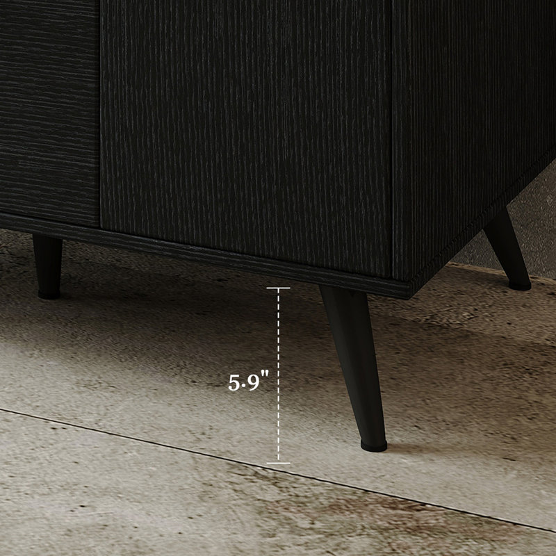 Meuble-lavabo autoportant moderne de 36 po avec plateau en pierre frittée, lavabo en céramique et rangement intelligent