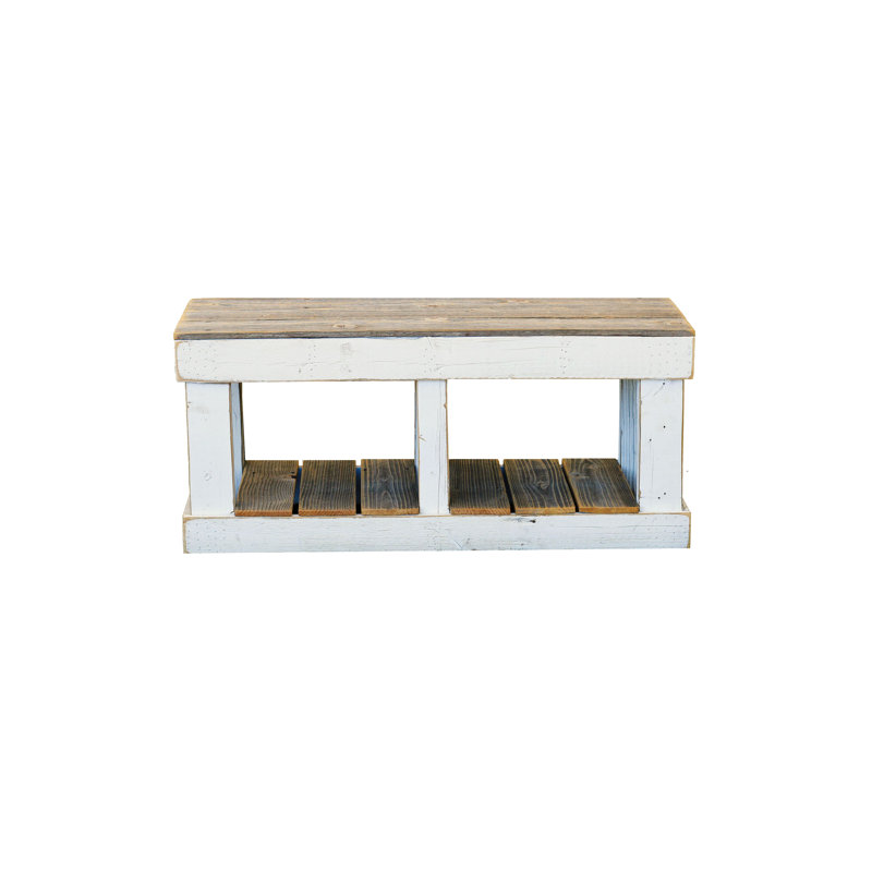 Banc de rangement en bois Johnecia