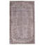 Tapis gris clair à transition de couleur 5 pi 7 po x 9 pi 7 po