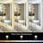 Modern LED Lighted Bathroom Vanity Mirror — Front & Backlit, Dimmable 3-Color Temperature, Anti-Fog Frameless Tempered Glass, Wall-Mounted Vertical/Horizontal, Plug-in or Hardwired-1091435664