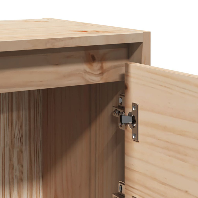 Granston 40cm W Solid Wood Bedside Table, Oak, Individual