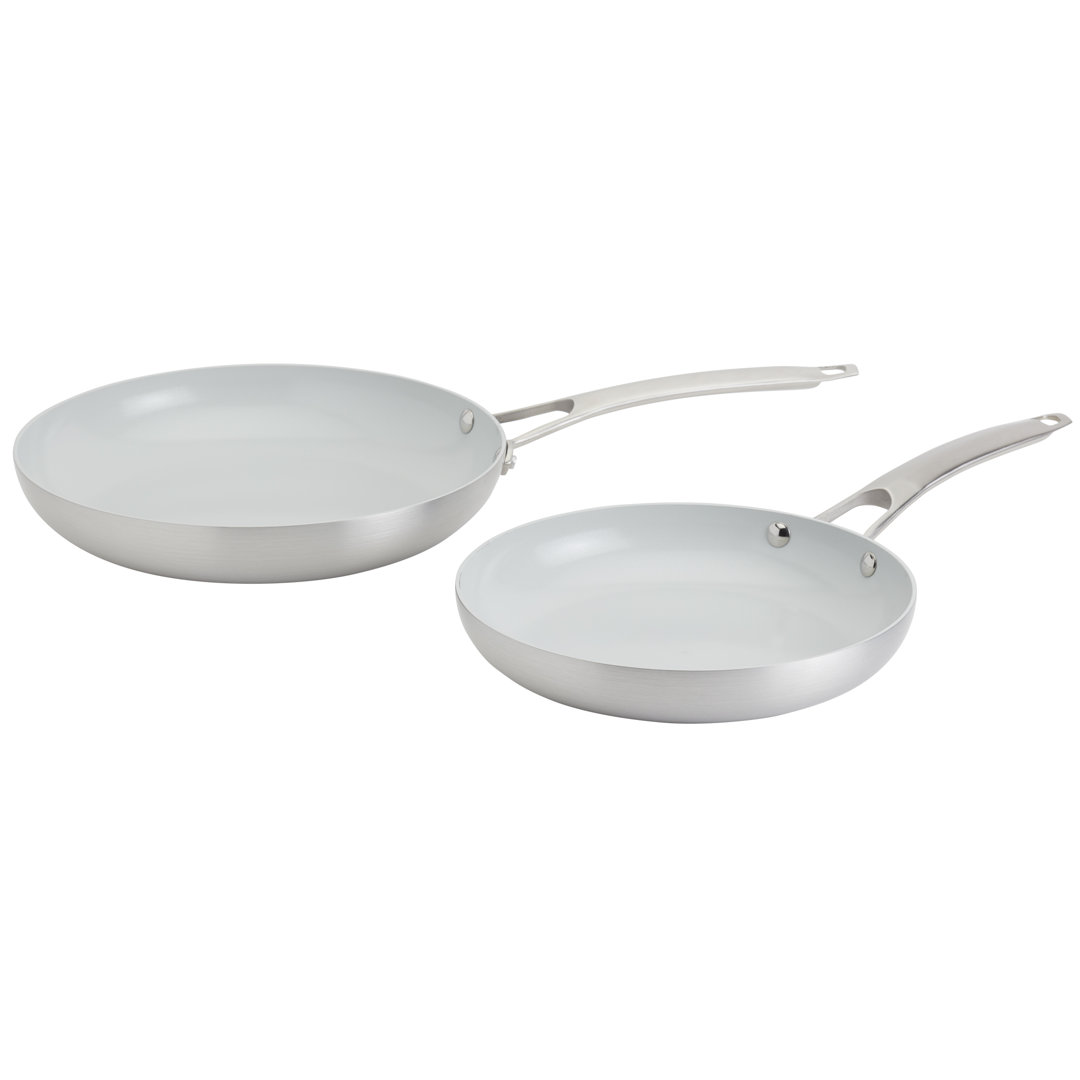 Recycled Aluminum 2-piece 9.5" & 11" Skillet Set (Set of 2) SMART PLANET