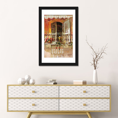 « balcon i », reproduction sur toile