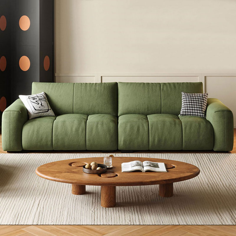 Green 100% Polyester Modular Sofa Cushion Couch, 4, 29.92" H x 110.24" W x 41.34" D