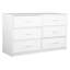 Commode 6 tiroirs avec grands tiroirs en tissu-337695821