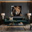 «Big Cats Congo Lion», art mural sur toile-1919837936