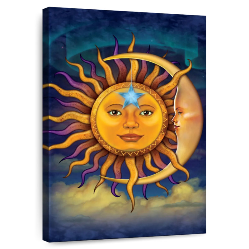 Oberle Sun Moon, 12" H x 8" W