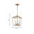 Finnegan 3-Light Dimmable Steel Geometric Lantern Chandelier-1816785483