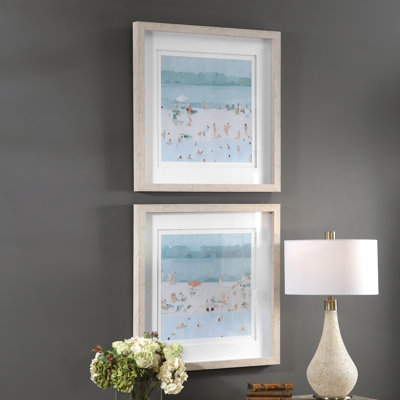 Sea Glass Sandbar 2-Piece Painting Set